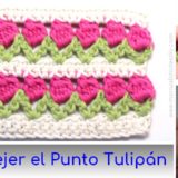 punto tulipan crochet