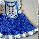 vestido niña crochet
