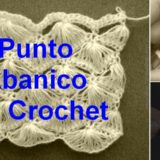 punto abanico crochet