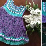 vestido niña crochet